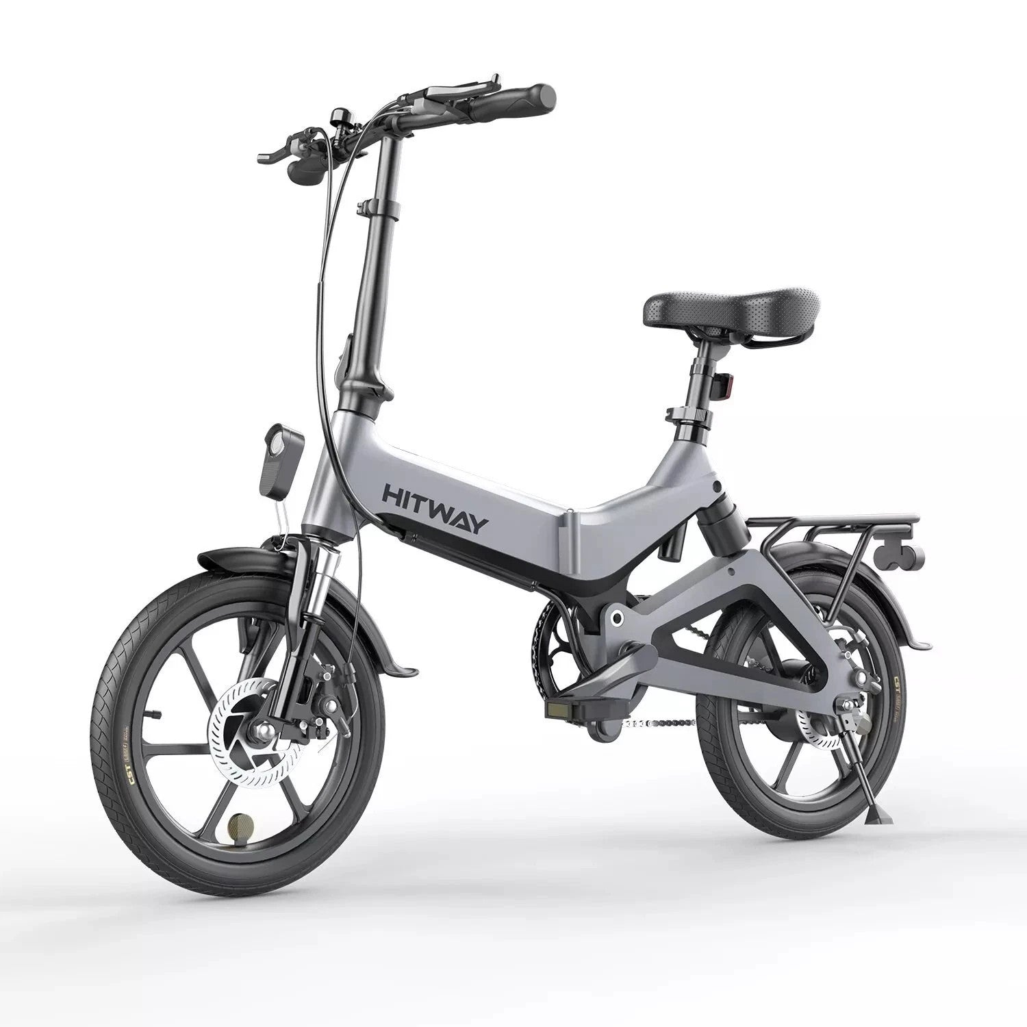 HITWAY BK2 Folding Electric Bike 250W 16" 36V E-Bike 70km Range 7 Speed UK Legal
