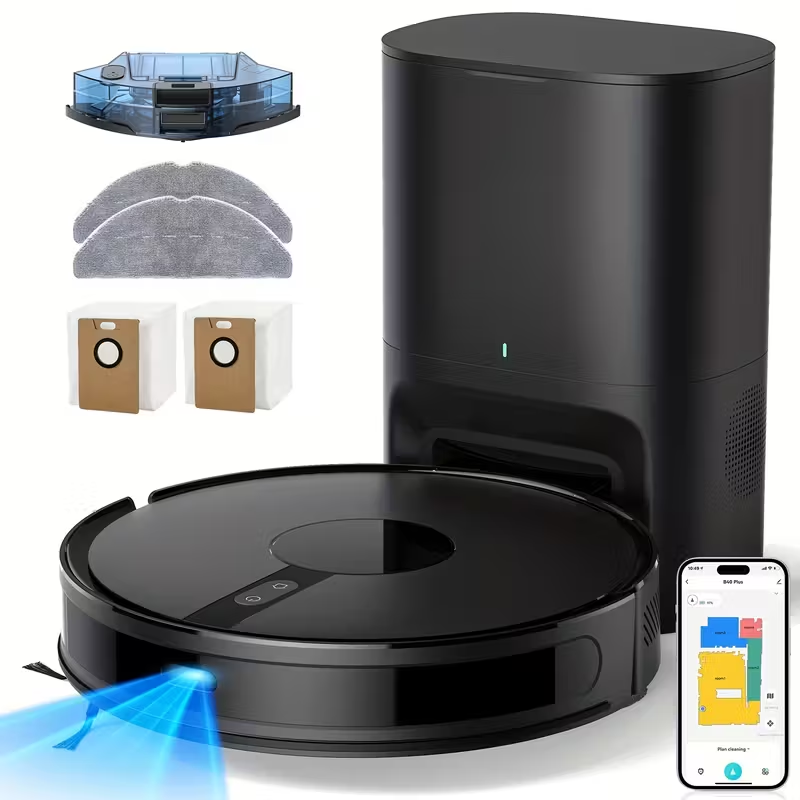 Lubluelu B40 Plus Robot Vacuum & Mop 6500Pa Self-Empty 3in1 Lidar UK