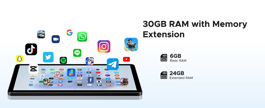 DOOGEE U11 Pro Fast 11" Tablet Android 15 256GB 8580mAh WiFi UK