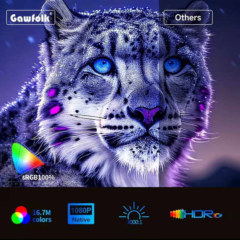 Gawfolk 27" QHD Gaming Monitor 180Hz 1ms UK