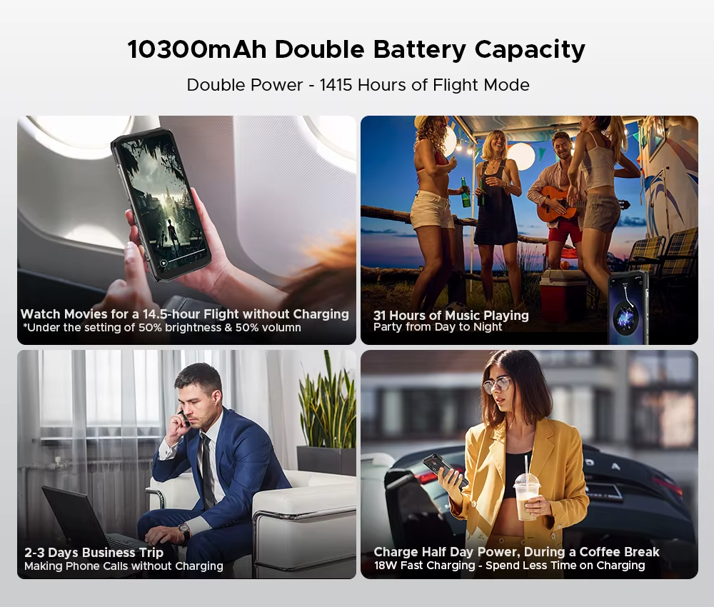 DOOGEE Blade20 Ultra Rugged Smartphone 512GB 10300mAh UK