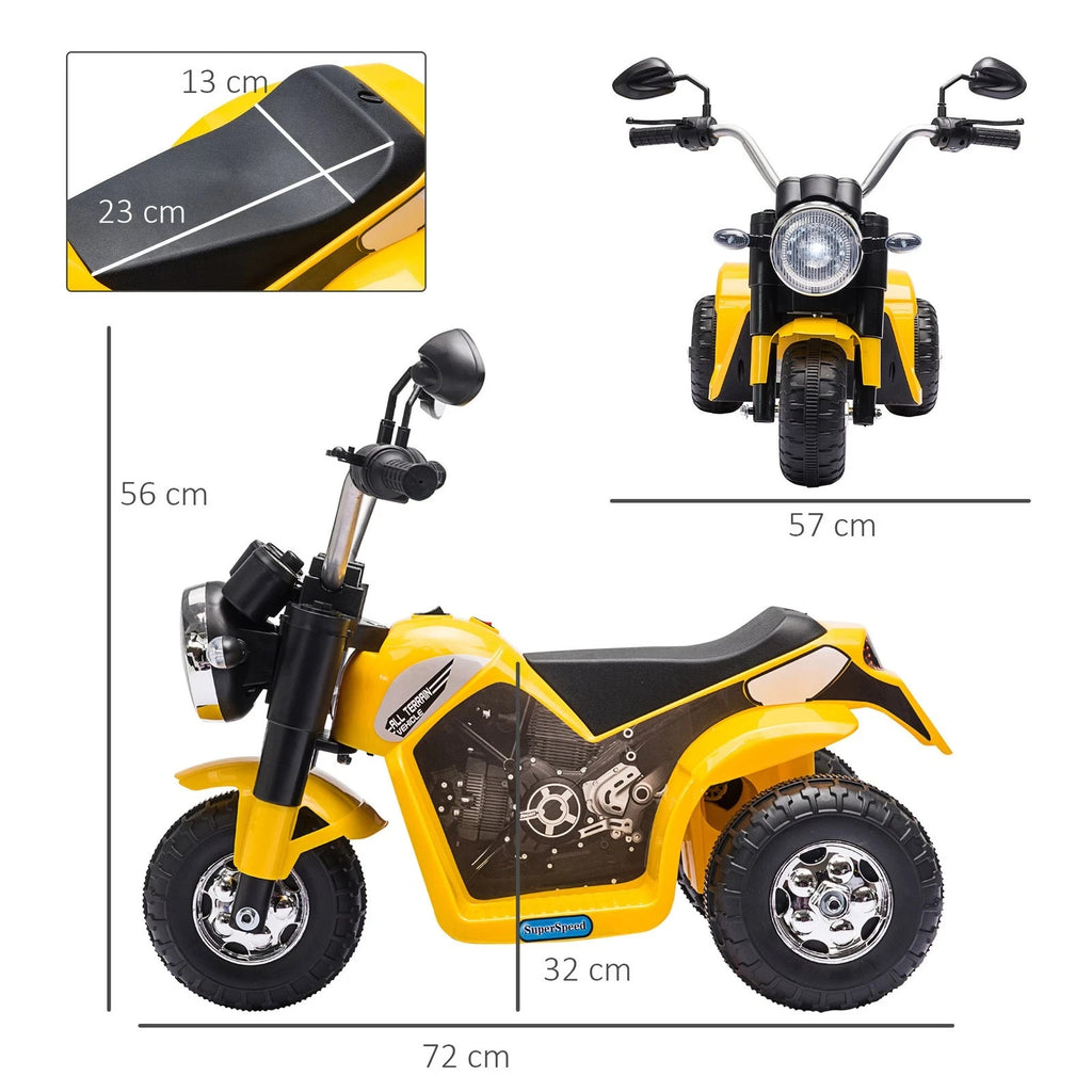 HOMCOM Kids 6V Ride-On Motorbike UK