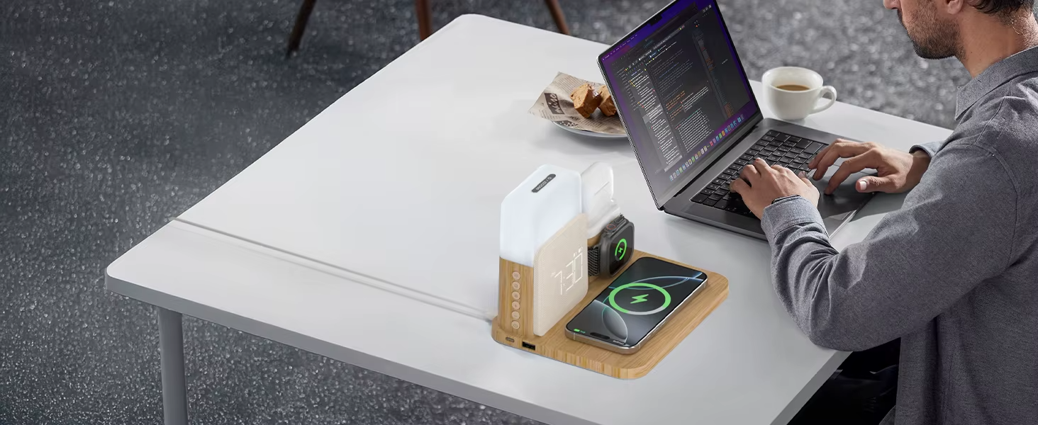 7-in-1 Wireless Charging Station iPhone Apple Watch AirPods UK