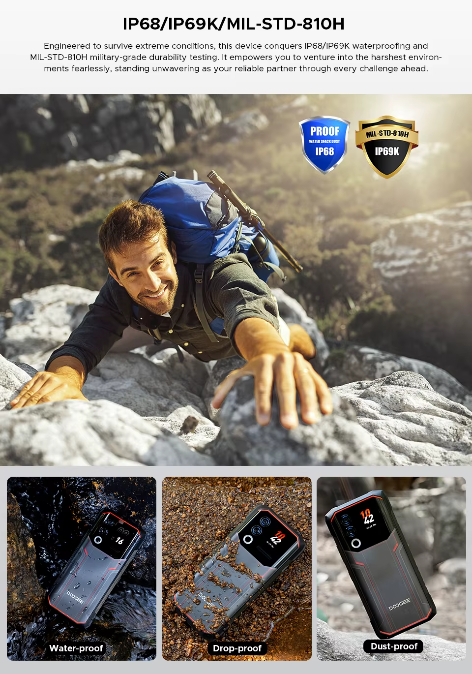 DOOGEE Blade20 Ultra Rugged Smartphone 512GB 10300mAh UK