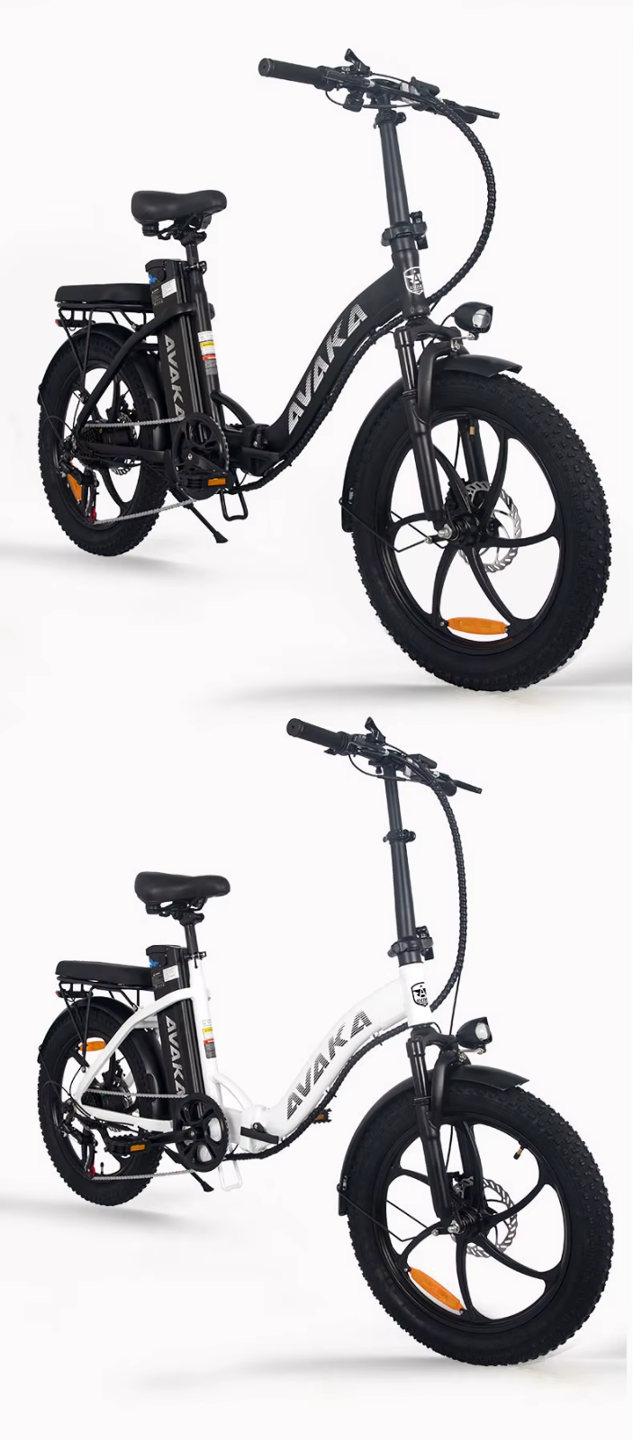 AVAKA BZ20PLUS Folding Electric Bike 250W 48V 18.2Ah 20” Fat Tyres City e-Bike