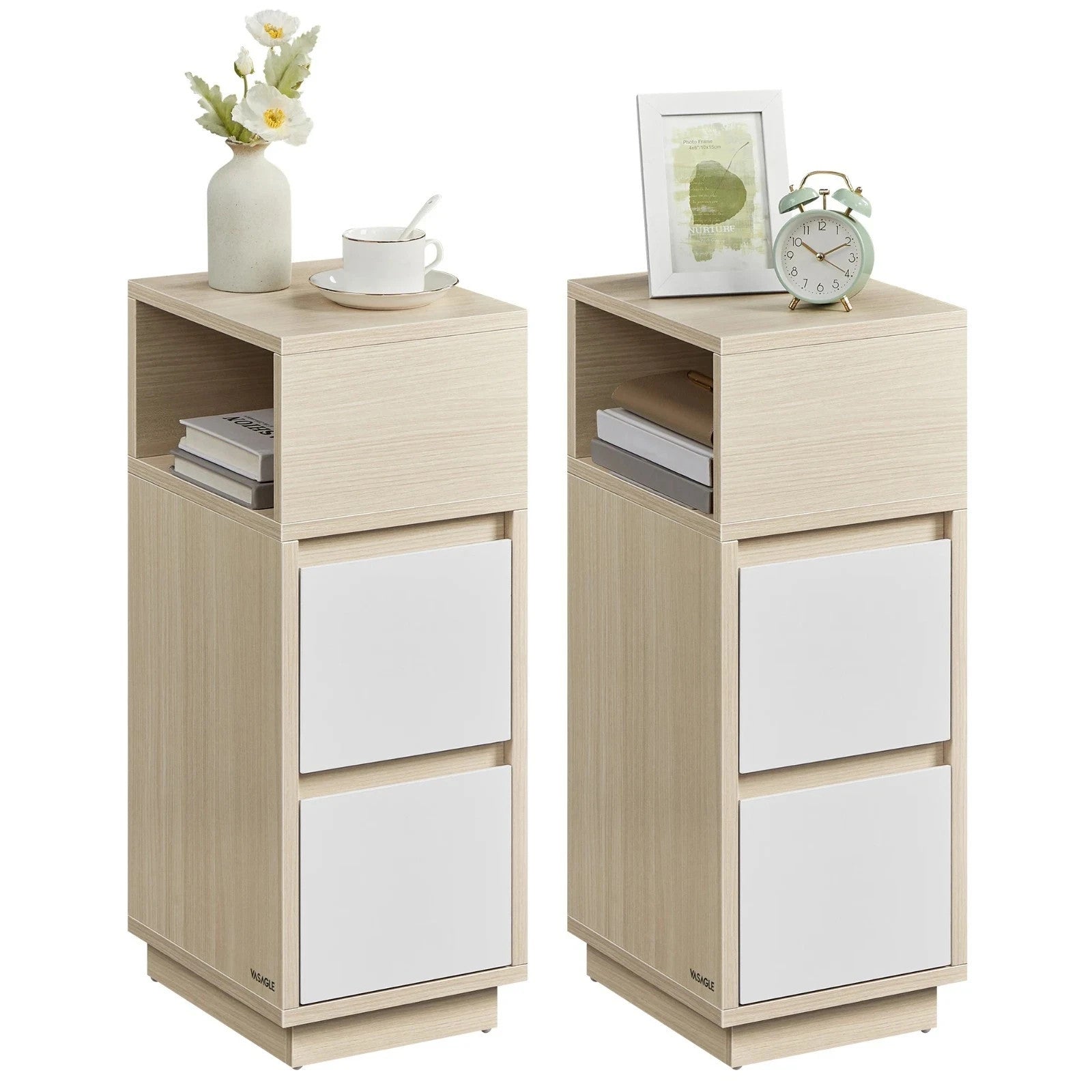 VASAGLE Bedside Tables Nightstand Modern UK