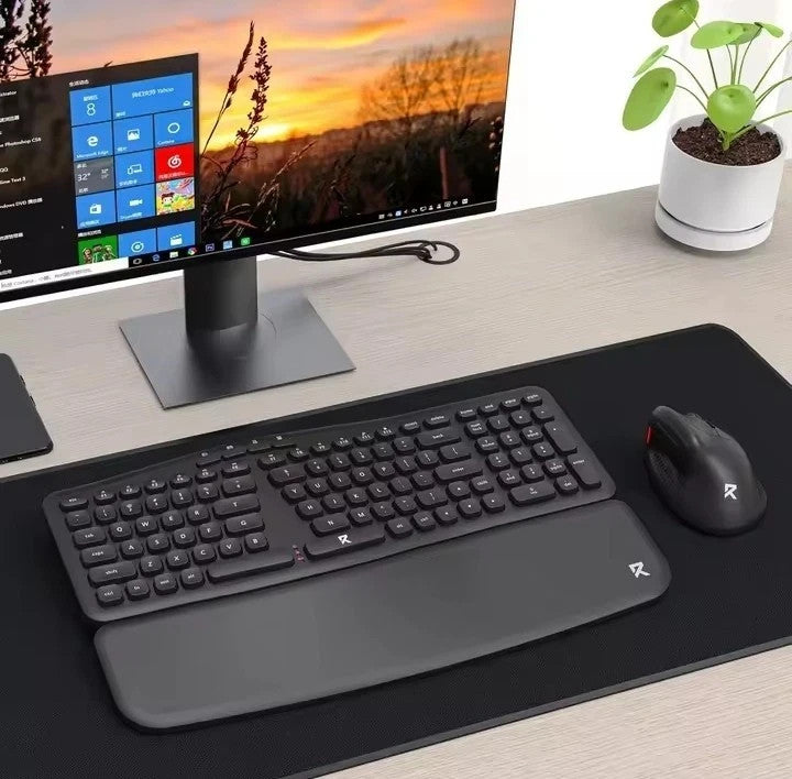 Redragon BS7162 2.4GHz Wireless Keyboard & Mouse Combo Plug & Play PC UK