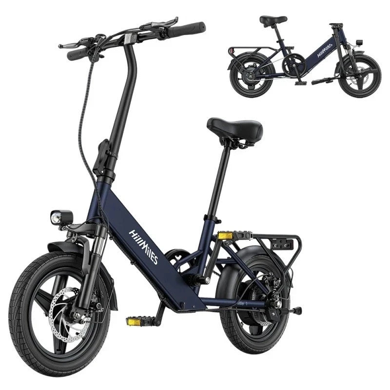 HillMiles Mile 1 14" Foldable Electric Bike 250W 36V Urban Commuter E-Bike UK