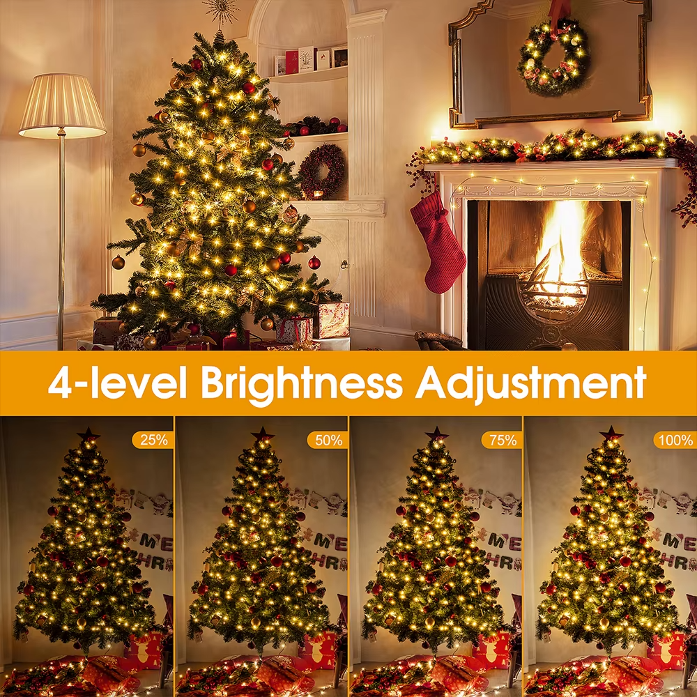 50M LED Cluster Fairy String Lights Christmas UK