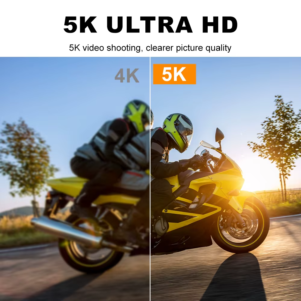 OURLIFE MTR60 PRO 5K Action Camera WiFi Touch Screen Waterproof UK
