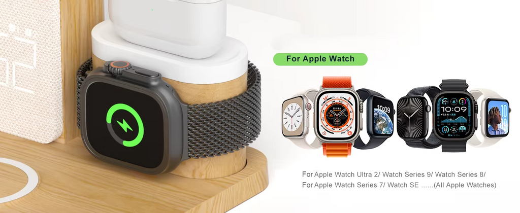 7-in-1 Wireless Charging Station iPhone Apple Watch AirPods UK