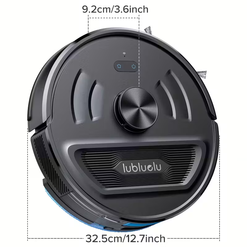 Lubluelu L20 Max Robot Vacuum & Mop 6000Pa Self-Empty 3in1 Smart Mapping WiFi UK