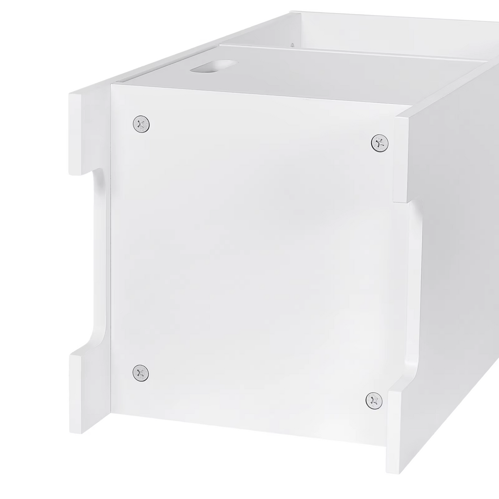Bedside Tables Set of 2 Nightstand White Modern UK