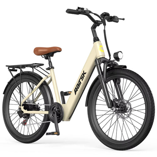 24" Electric Mountain Bike 250W 36V 13Ah E-Bike 7 Speed 25km/h Adult Commuter UK