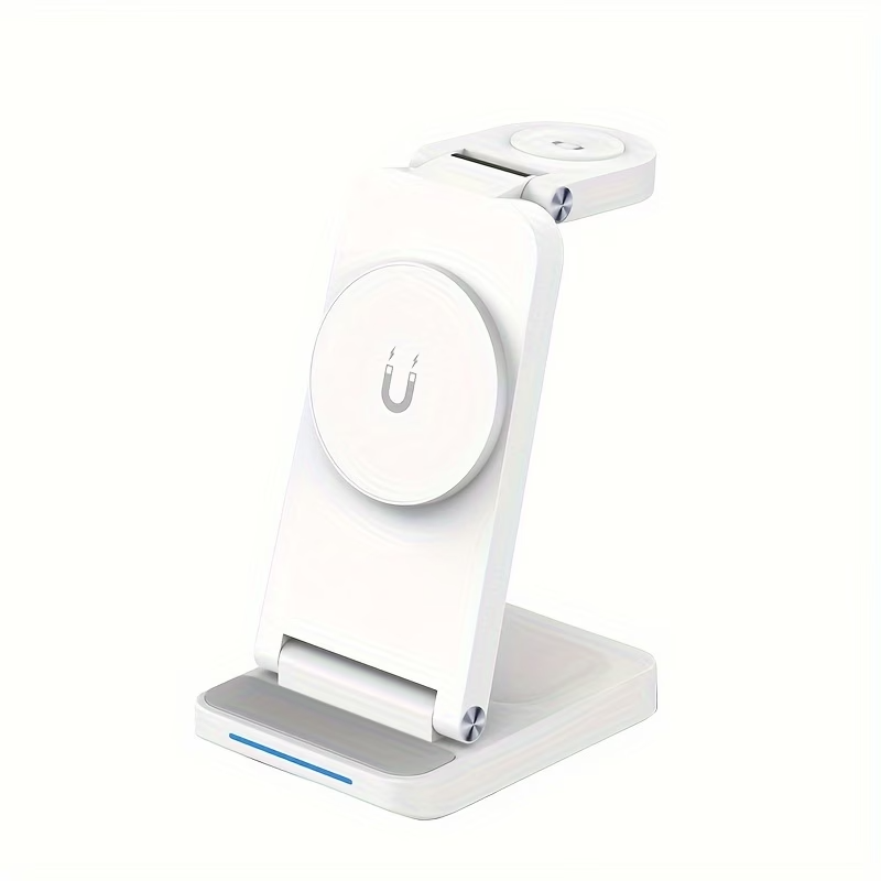 3-in-1 Wireless Charging Station 15W Fast Charger UK