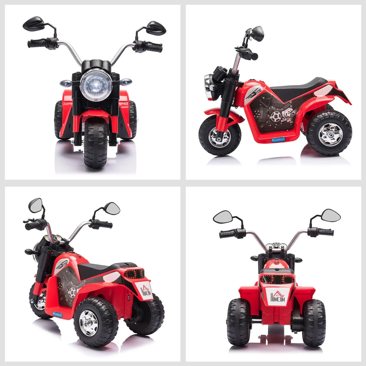 HOMCOM Kids 6V Ride-On Motorbike UK