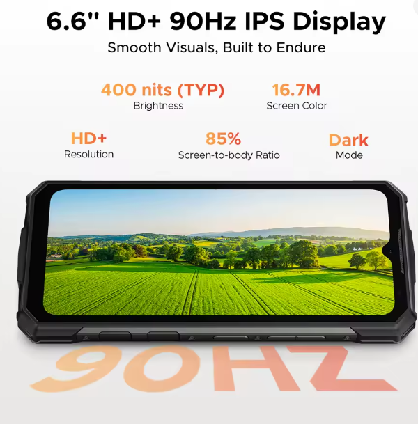 DOOGEE Fire 7 Rugged Durable Smartphone 5G Android 15 13000mAh 64MP NFC UK