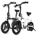 iSinwheel 14" Electric Bike 250W Motor 25km/h E-City Bike 60KM Range Black/White