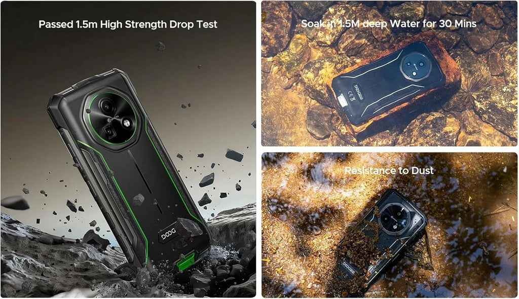 DOOGEE Fire Rugged Smartphone Android 15 13000mAh NFC UK
