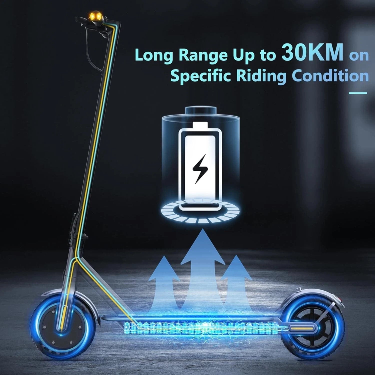 JUICEASE Adult Electric Scooter 250W 30km Range Foldable Suspension UK