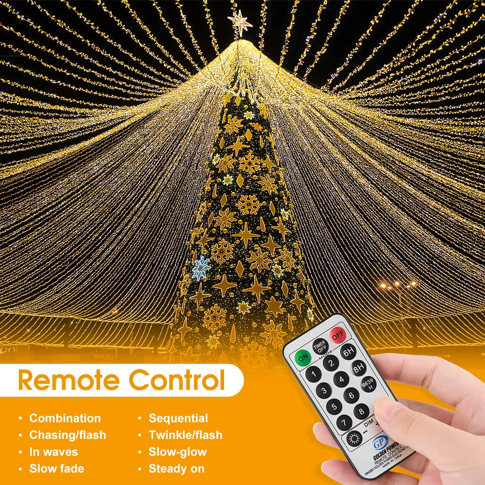 50M LED Cluster Fairy String Lights Christmas UK