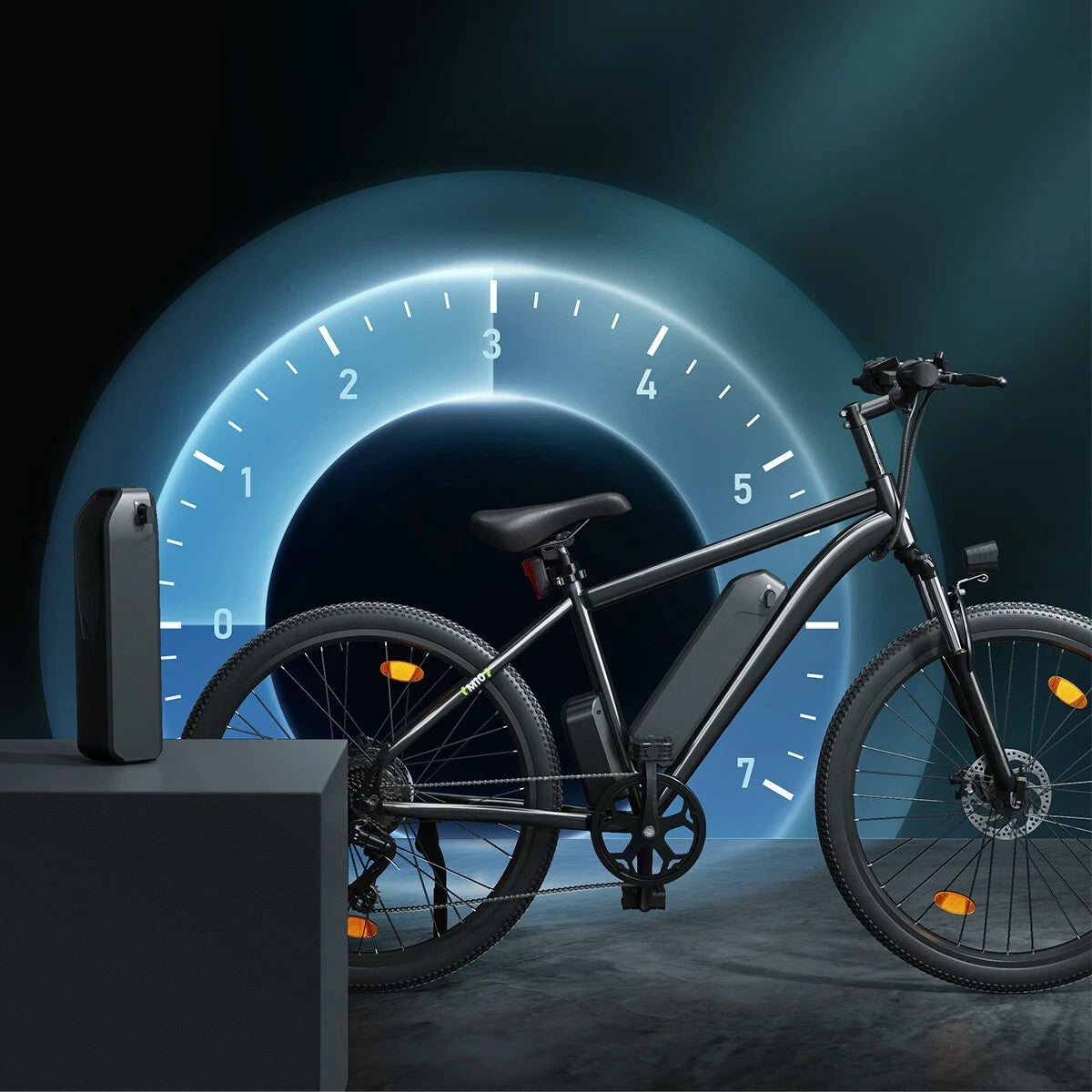 isinwheel M10 Electric Bike 250W 36V 10.4Ah City E-Bike 26" White/Black 60KM