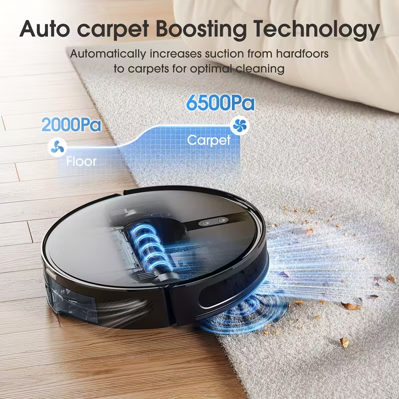 Lubluelu B40 Plus Robot Vacuum & Mop 6500Pa Self-Empty 3in1 Lidar UK
