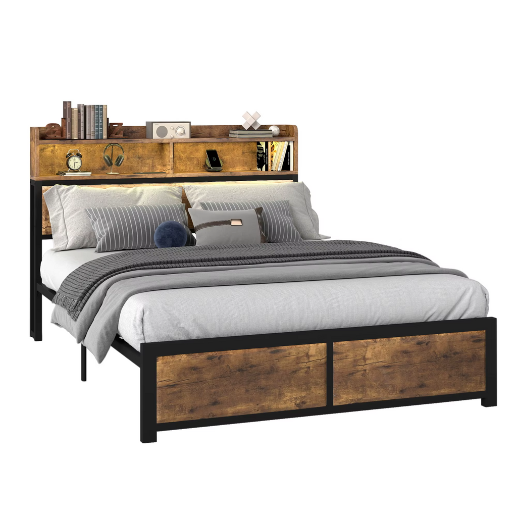 YITAHOME Super King Bed Frame LED Modern UK