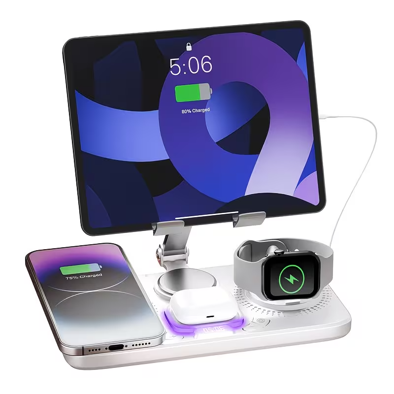 6-in-1 Wireless Charging Station iPhone Apple Watch AirPods UK