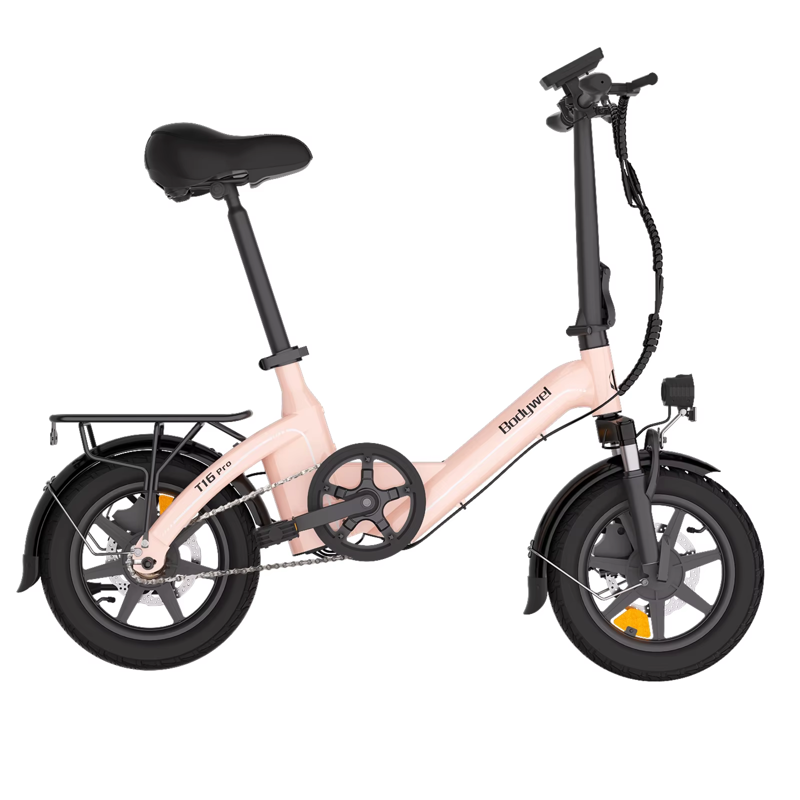 Bodywel T16PRO 14" Foldable Electric Bike 250W 36V City E-Bike Commuter 50KM UK