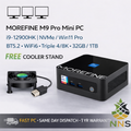 Morefine M9 Pro Mini PC i9-12900H NVMe Win11 Pro BT5.2 WiFi6 Triple 4K 32GB 1TB