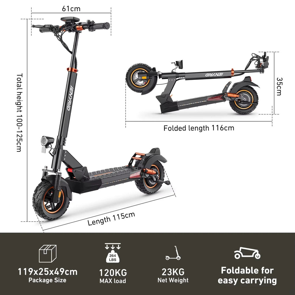 iENYRID iE-M4 Pro S+ Foldable Electric Scooter 250W 48V 12.5Ah E Scooter Adults