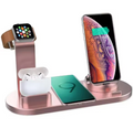 7-in-1 Wireless Charging Station 100W iPhone Watch UK - Rose Gold