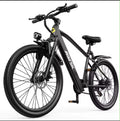 Aairsk GT900 Electric Bike 26" 250W 36V13Ah MTB E-Bike Full Suspension City UK - Black