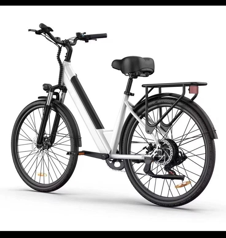 URLIFE E26 Electric Bike 250W 36V 13Ah 26" E-Bike 80km Range Shimano 7 Speed UK