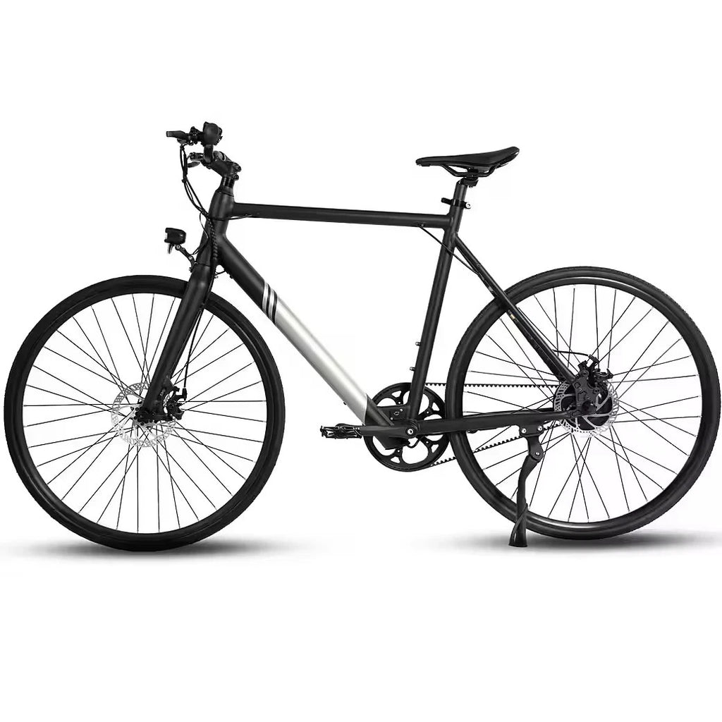 28" Electric City Bike 250W 36V Belt Drive Urban E-Bike 60km Range Lightweight