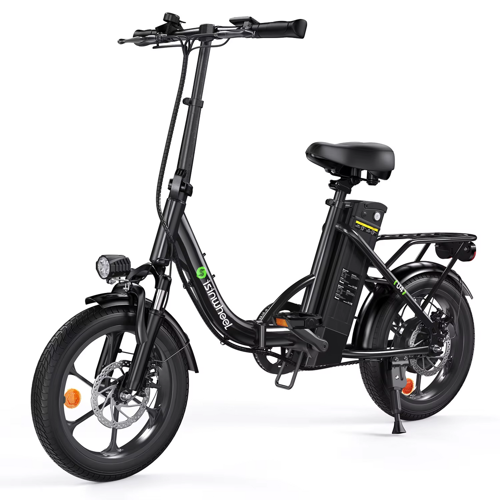 iSinwheel U4 Folding Electric Bike 250W 36V 16" E-Bike 25kmh 70km Range Commuter