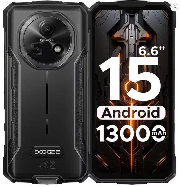 DOOGEE Fire Rugged Smartphone Android 15 13000mAh NFC UK