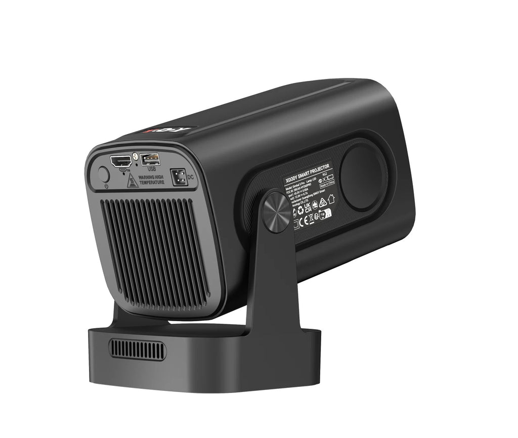 XGODY Gimbal 5 Pro 4K Projector WiFi Android Home Cinema UK