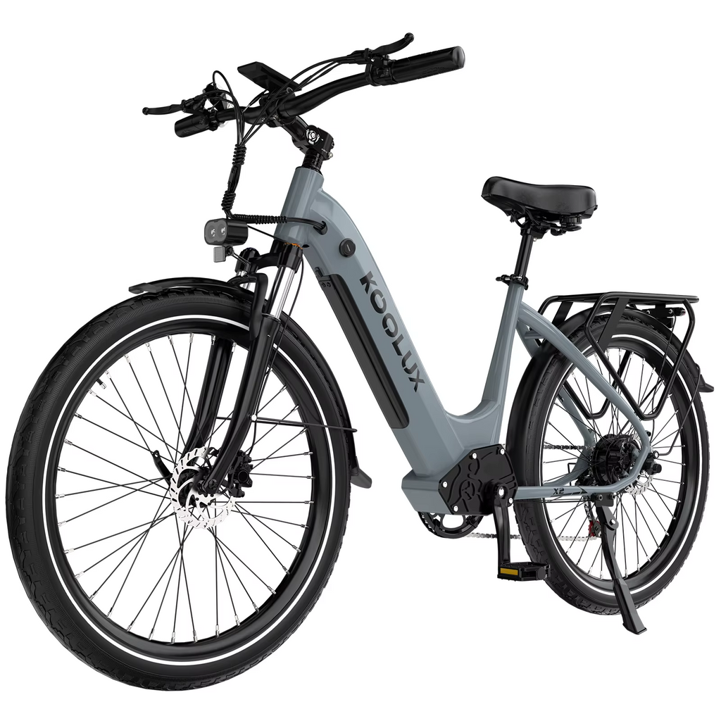 KOOLUX X2 Electric Bike 26" 250W 48V 13.5Ah E-MTB 60km Long Range Commuter Legal