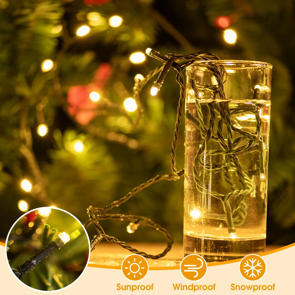 50M LED Cluster Fairy String Lights Christmas UK