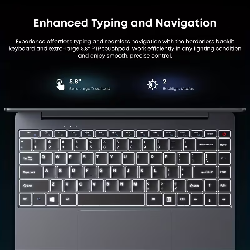 CHUWI CoreBook X 14” Laptop Ryzen 5 7430U Fast Charge 16GB 512GB 2K IPS Win11 UK