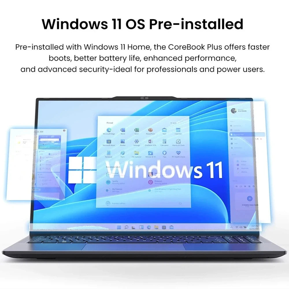 CHUWI CoreBook Plus 16” Laptop Ryzen 5 7530U 16GB RAM 512GB SSD Win11 FHD IPS UK