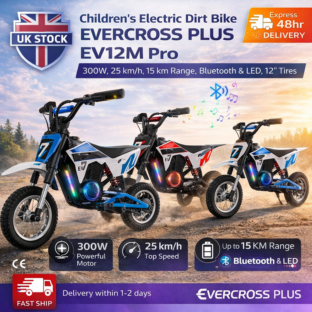 Evercross EV12M PRO 12" Kids Electric Motorbike 250W 36V 4Ah E-Dirt Bike 25km/h