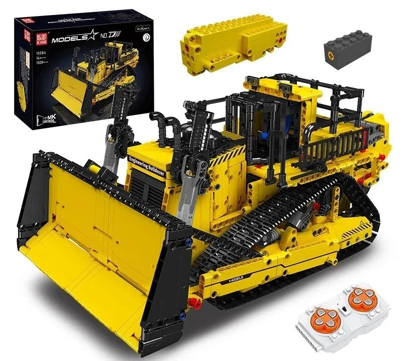 Mould King 15084 RC Bulldozer Building Blocks 1508pc Brick Set UK