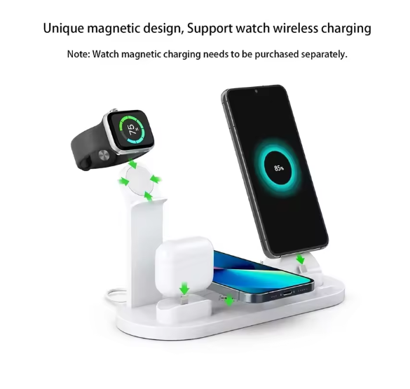 7-in-1 Wireless Charging Station 100W iPhone Watch UK