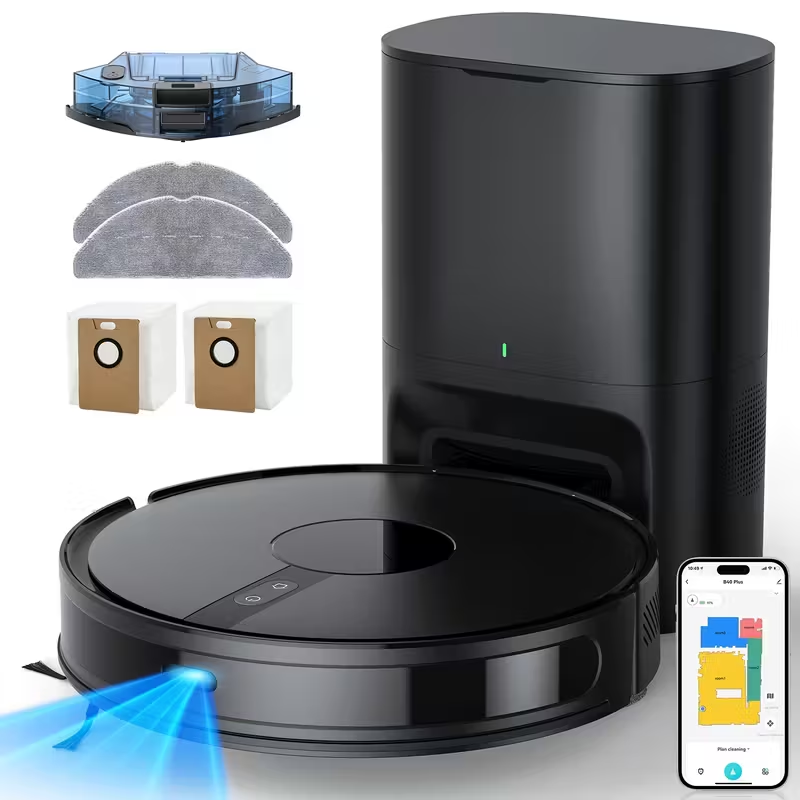 Lubluelu B40 Plus Robot Vacuum & Mop 6500Pa Self-Empty 3in1 Lidar UK