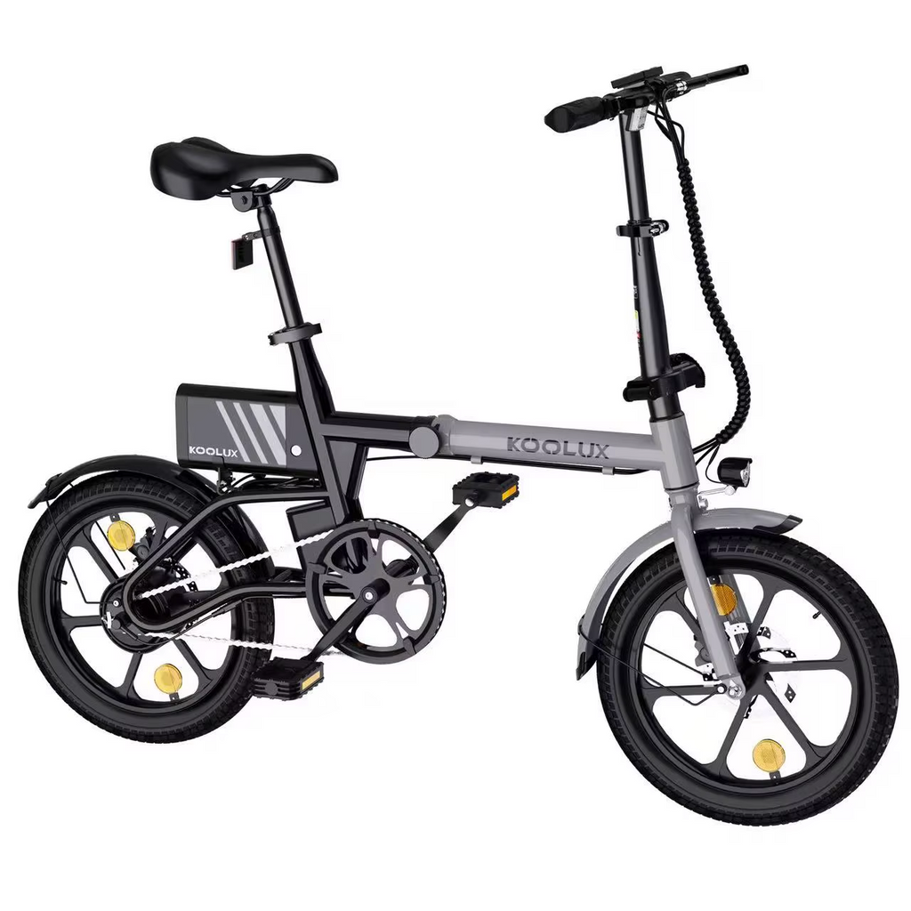 KOOLUX X1 Folding Electric Bike 250W 36V 16" E-Bike Commuter 30Km Range UK Legal
