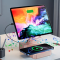 4-in-1 Wireless Charging Station UK - Pink