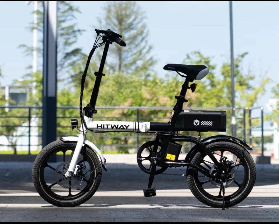 HITWAY BK35 Folding Electric Bike 250W 36V 16" E-Bike 60km Long Range Commuter